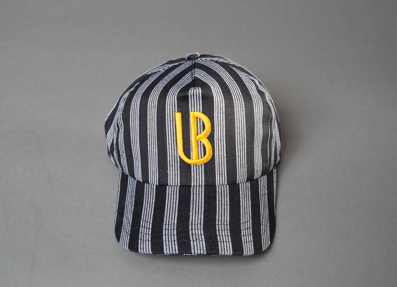 LB Lina Berlina Cap lurik black and white