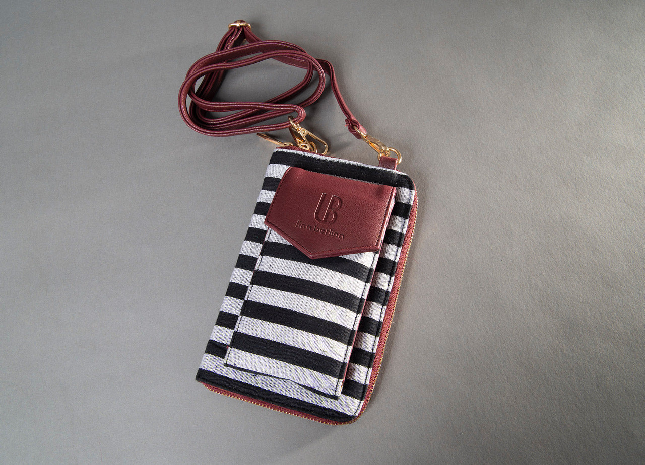 LB Lina Berlina Phone bag red, white and black